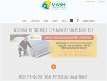 Tablet Screenshot of mash.org.au
